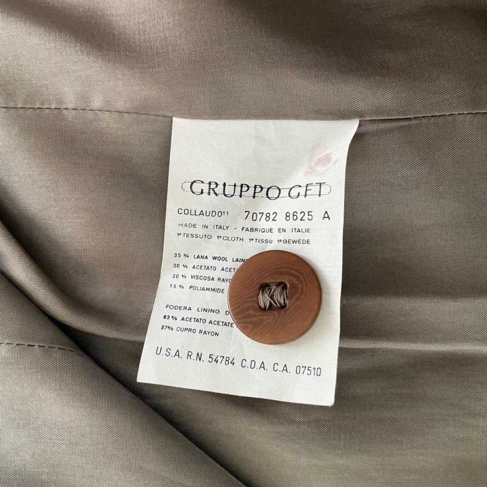 Giorgio Armani LE COLLEZIONI made in Italy blazer coat jacket button front 40 6 - Picture 13 of 15